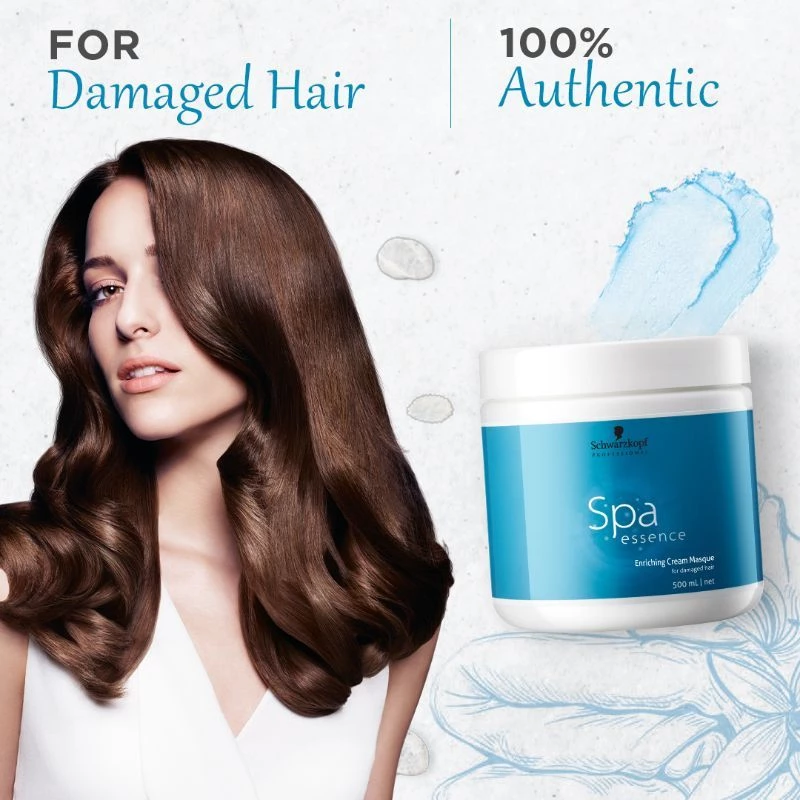 Schwarzkopf Professional SPA Essence Enriching Cream Masque For Damaged Hair, 500 ml-3.webp